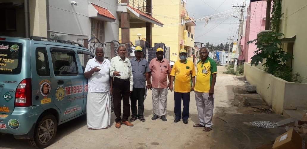 Today We TPSOH distributed Senior Citizen Data card.