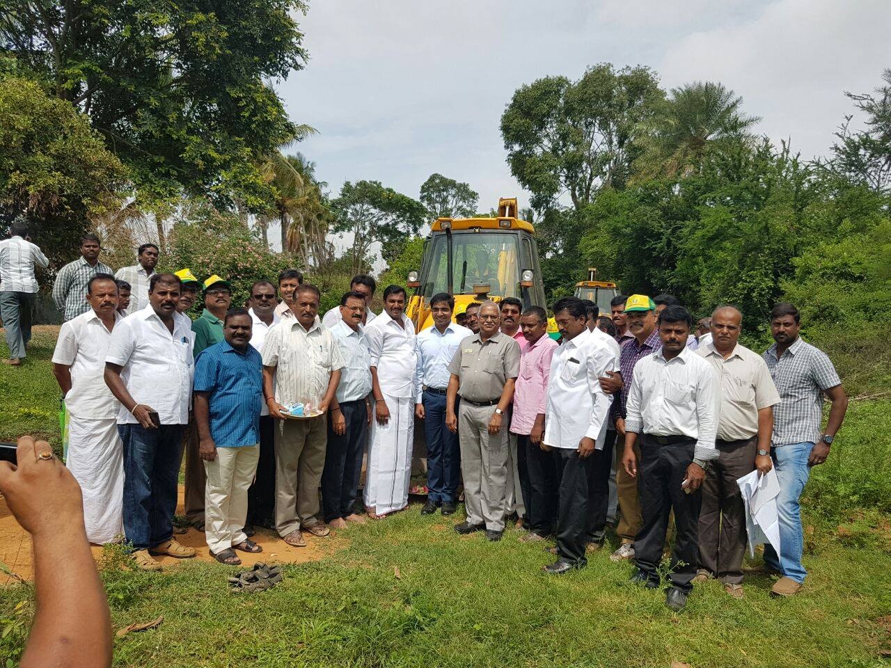 Lake channel programme inauguration by former Sub Collector Dr Senthil Raj IAS