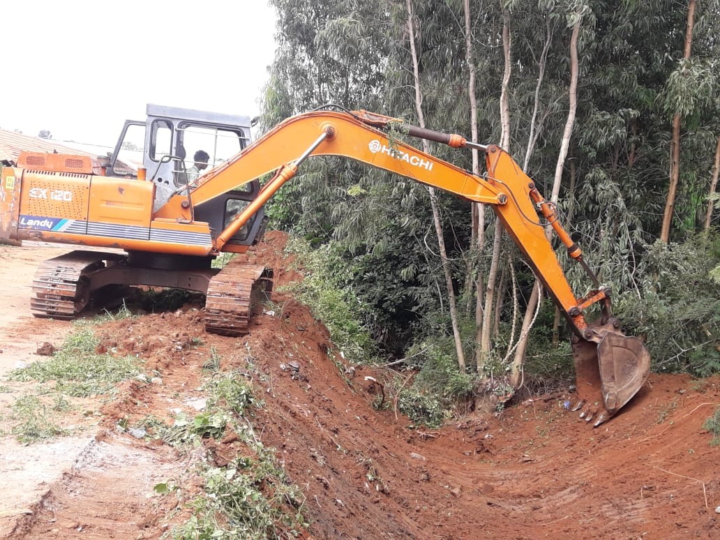 Inlet channel identified and cleaning process on at Chichuragalappalli.