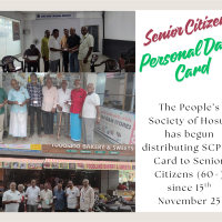 Distribution of Senior Citizen Personal Data Card