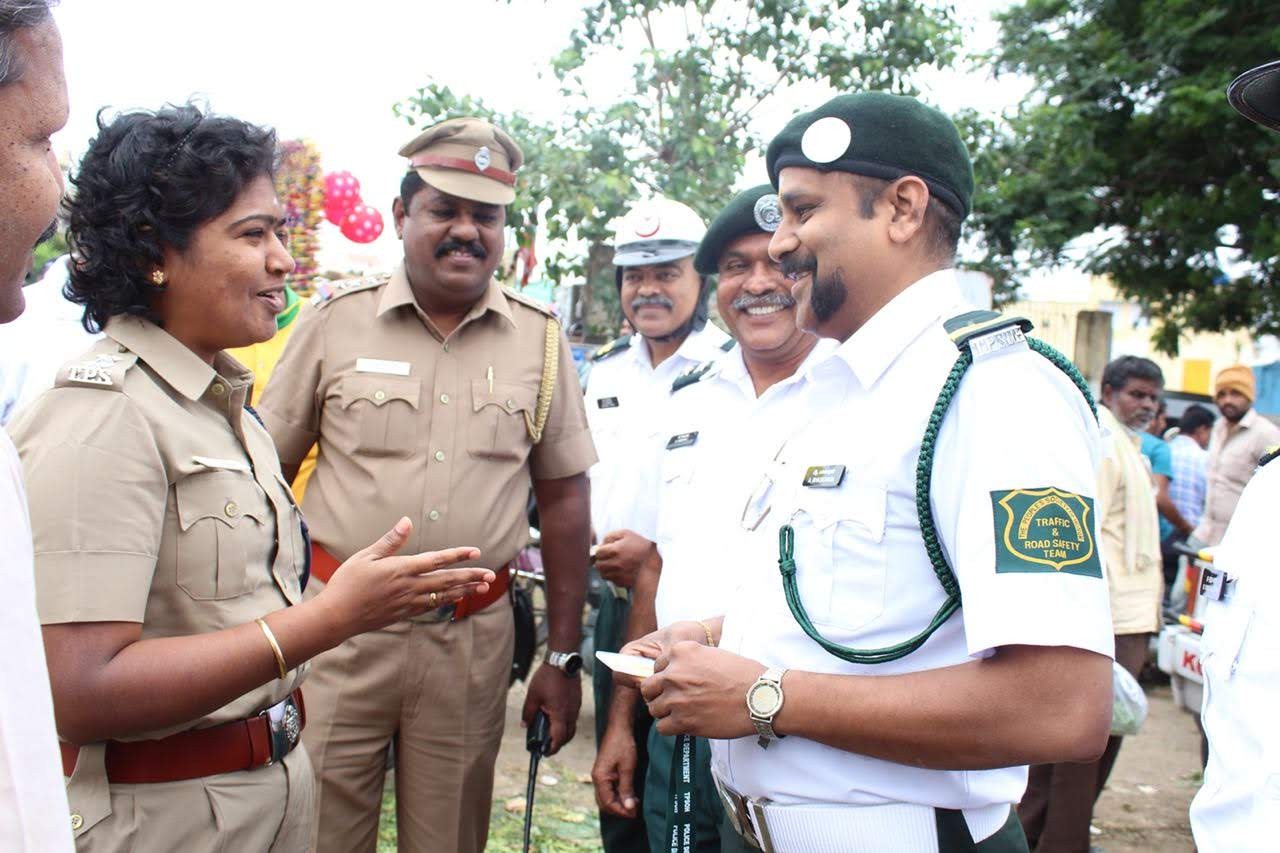 Vice Chairman Baskaran of TPSOH Traffic Team. Highly dedicated & committed .