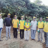 Oxygen parks initiated for Hosur . Thanks to the support from M/s Genewin Biotech .