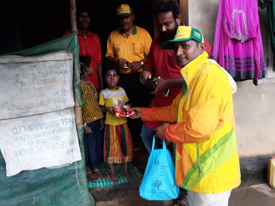 RELIEF MATERIAL DISTRIBUTION at Tribal village in Kerala by Chairman Help & Relief Committee